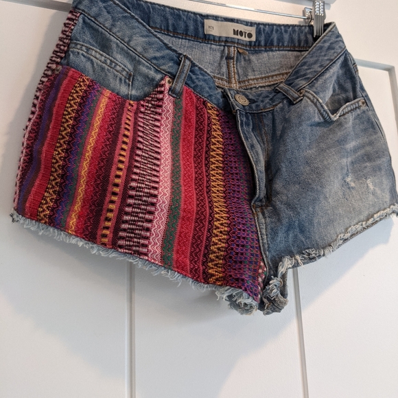 Women's High Rise Jean Shorts - Picture 4 of 7